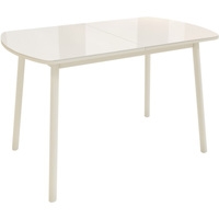 Кухонный стол Listvig Винер 120-152x70 (кремовый)