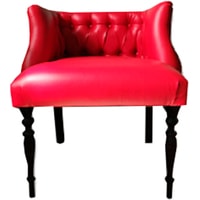Интерьерное кресло Виктория Мебель № 3 СК 2450/1 (искусственная кожа, красный)