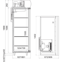 Торговый холодильник Polair Standard DM110Sd-S