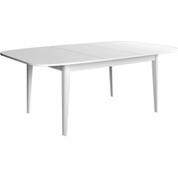 Кухонный стол Васанти плюс Партнер ПС-26 110-150x70 М (белый матовый/белый)