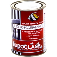 Эмаль Euroclass грунт-эмаль по ржавчине (белый, 0.9 кг)