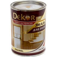 Эмаль Dekor для пола (красный/коричневый, 0.8 кг)