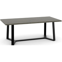 Кухонный стол TMB Loft Мейсон Дуб 1200x800 40 мм (угольный серый)