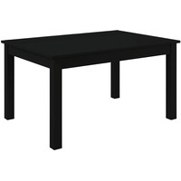 Кухонный стол Васанти плюс ВС-05 140/180x80 (черный глянец)