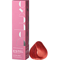 Крем-краска для волос Estel Professional De Luxe Extra Red 77/55 русый красный интенсивный
