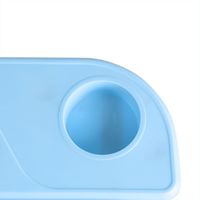 Парта Anatomica Avgusta + стул + выдвижной ящик + подставка (белый/голубой)