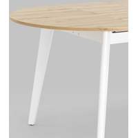 Кухонный стол Stool Group Rondo 100-135x100 80.557.01 8029 (дуб/белый)