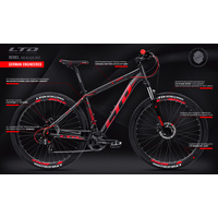 Велосипед LTD Rebel 730 27.5 2022 (черный/красный)
