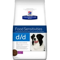Сухой корм для собак Hill's Prescription Diet Canine d/d Утка и Рис 5 кг
