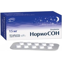 Препарат для лечения заболеваний нервной системы Фармтехнология Нормосон, 15 мг, 10 табл.