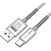 Кабель GOLF Micro USB GC-40 1 м (серебристый)