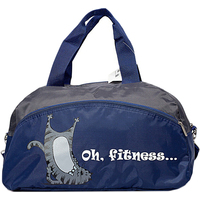 Дорожная сумка Xteam С156 (синий/серый, фитнес, кот)