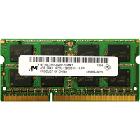 Оперативная память Micron 4GB DDR3 SODIMM PC3-12800 [MT16KTF51264HZ-1G6M1]