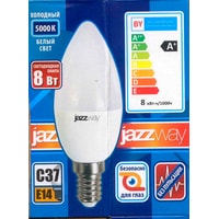 Светодиодная лампочка JAZZway PLED-LX C37 E14 8 Вт 5000 К