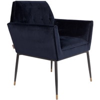 Интерьерное кресло Dutchbone Kate (синий/черный) в Гродно