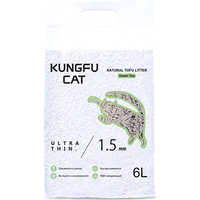 Наполнитель для туалета Kungfu Cat Зеленый чай (6 л)