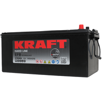 Автомобильный аккумулятор KRAFT EFB 230(3) евро (230 А·ч)