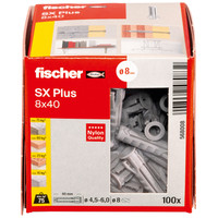 Дюбель универсальный Fischer SX Plus 8X40 568008 (100 шт)