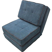 Кресло-кровать Лама-мебель Раскладное Марио (Bahama Denim/Bahama Grey) в Пинске