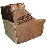 Кресло-кровать Асмана Виктория (рогожка серый) в Пинске