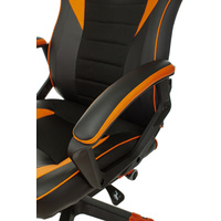 Кресло Zombie Game 16 (черный/оранжевый)