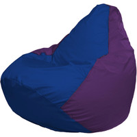 Кресло-мешок Flagman Груша Макси Г2.1-117 (фиолетовый/синий)