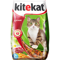 Сухой корм для кошек Kitekat Мясной пир 0.35 кг
