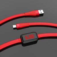 Кабель Hoco S4 Lightning (красный)