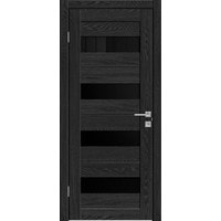 Межкомнатная дверь Triadoors Luxury 571 ПО 55x190 (anthracites/лакобель черный)