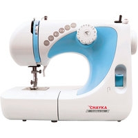 Электромеханическая швейная машина Chayka 210 (белый/голубой)