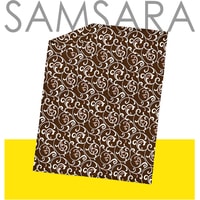 Постельное белье Samsara Завитки шоколад 145Пр-6 145x220