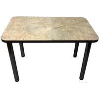 Кухонный стол Solt 110x70 (мрамор золотой/ноги черные)