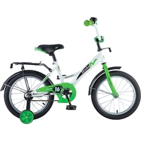 Детский велосипед Novatrack Strike 12 (белый/зеленый)