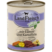 Консервированный корм для собак LandFleisch Sensitiv Lamm und Kartoffeln 0.8 кг