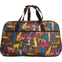 Дорожная сумка Xteam С370 (коты, коричневый)