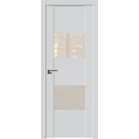 Межкомнатная дверь ProfilDoors 21U L 60x200 (аляска, стекло перламутровый лак)