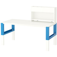 Стол Ikea Поль (белый/синий) [091.289.66]