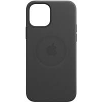 Чехол для телефона Apple MagSafe Leather Case для iPhone 12 mini (черный)
