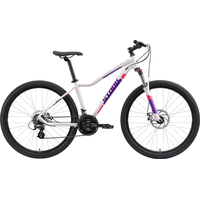 Велосипед Stark Viva 27.2 HD р.16 2021 (белый/фиолетовый)