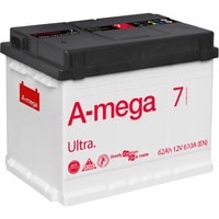 Автомобильный аккумулятор A-mega Ultra 62 R (62 А·ч)