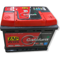 Автомобильный аккумулятор ZAP Calcium Plus R+ 62 Ah/12V