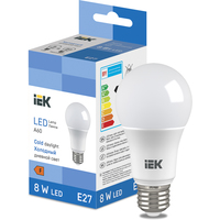 Светодиодная лампочка IEK LED Bulb A60 710lm 6500K E27