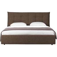 Кровать Craftmebel Eden 200x160 (с ПМ, рогожка, коричневый)