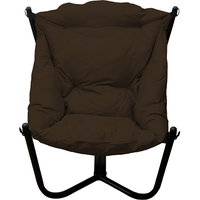Кресло M-Group Чил 12360405 (черный/коричневая подушка)