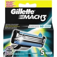 Сменные кассеты для бритья Gillette Mach3 (5 шт)