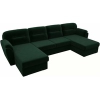 П-образный диван Лига диванов Бостон 100547 (зеленый)