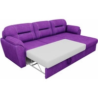 Угловой диван Лига диванов Бостон 100525 (фиолетовый)
