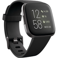 Умные часы Fitbit Versa 2 (черный/черный алюминий)