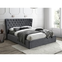 Кровать Signal Carven Velvet 160x200 (серый)