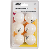 Мяч для настольного тенниса Krafla KFL-AQB-WT600 (6 шт)